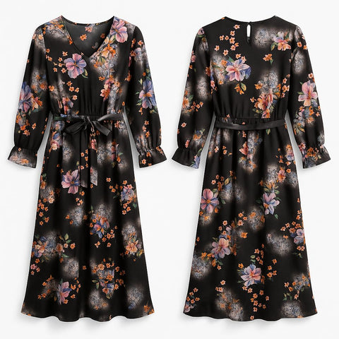 Dreamy Print Maxi Dress