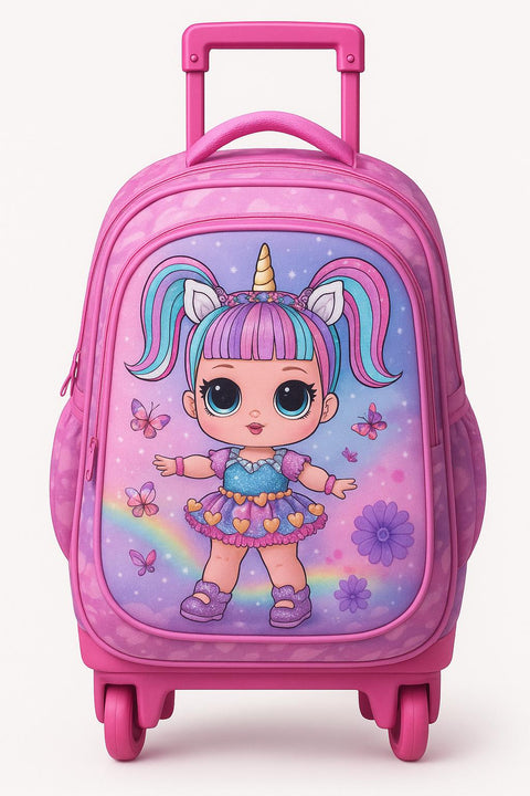 Little Girl Trolly School Bag