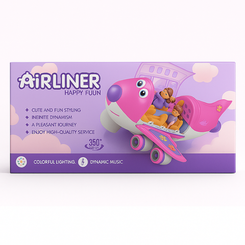 Airliner Happy Fun Musical Toy