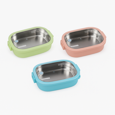 Homeatic Stainless Steel Lunch Box 1300 Ml