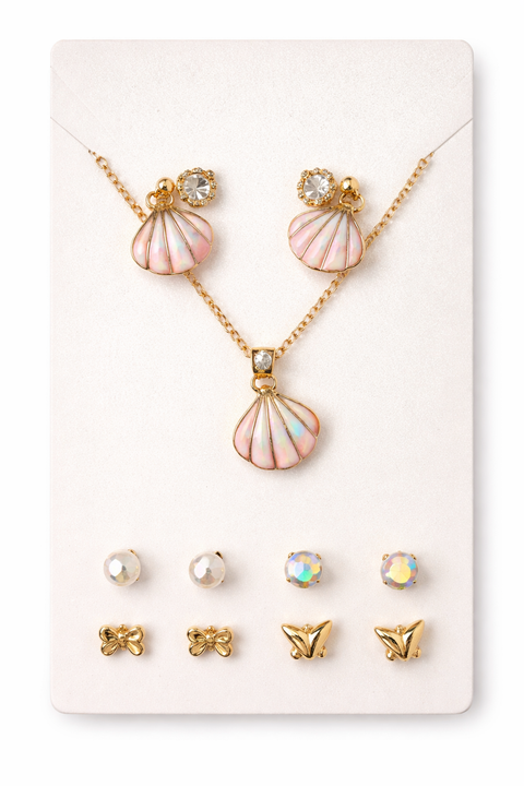 Locket and tops jewellery set