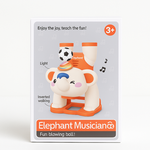 Blowing Balls Upside Down Elephant Toy