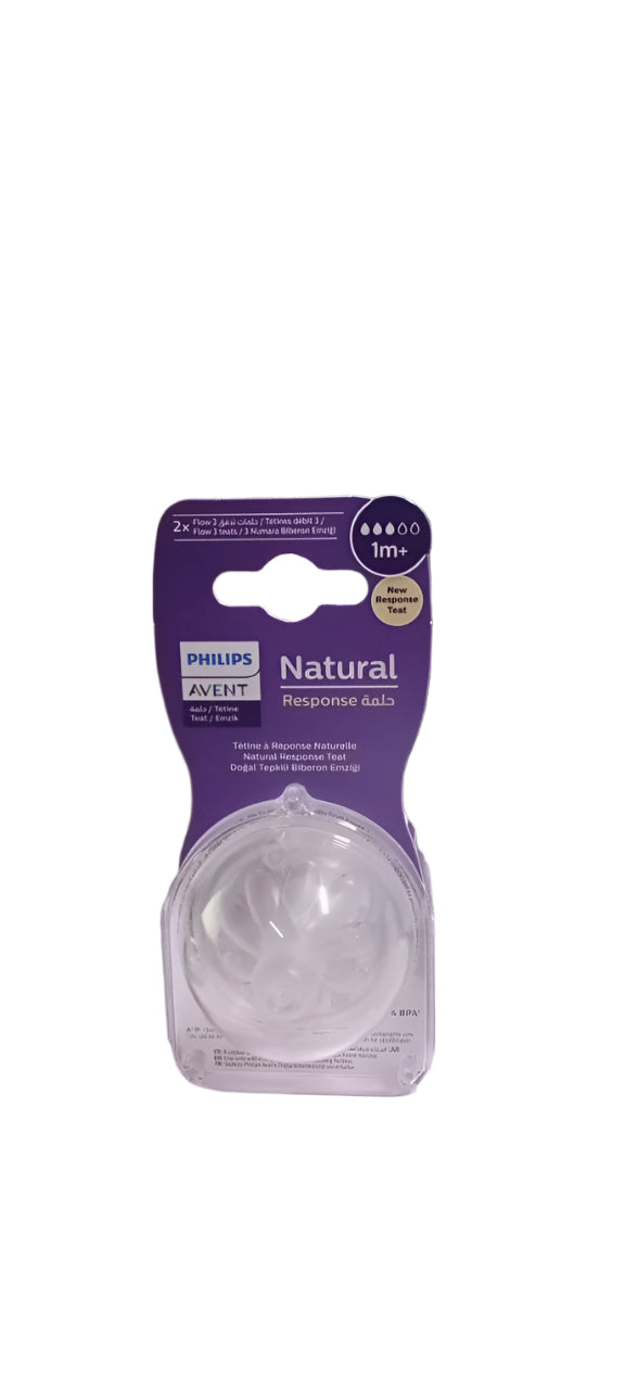 Philips Avent – Nat 3.0 Teat – Size 3 (2pc) 1M+