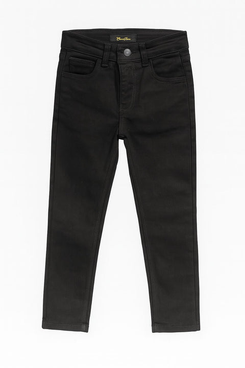 Boys' Slim Fit Black Denim Jeans