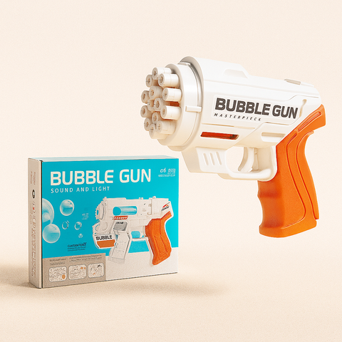Emission Bubble Gun With Light & Music