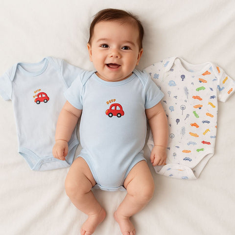 Baby Boy Bodysuit Set “ 3-Pack