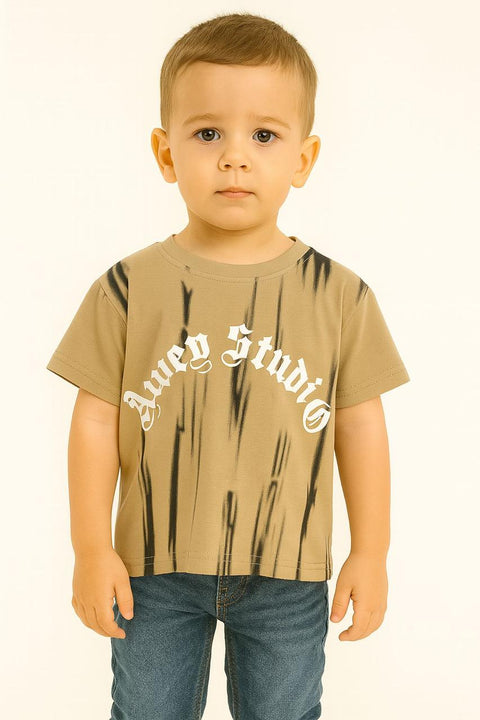 Toddler Boys Tie-Dye Printed Tee    Awev Studio  Graphic
