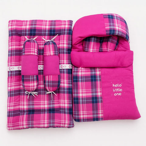 5-Pieces Check Print Bister