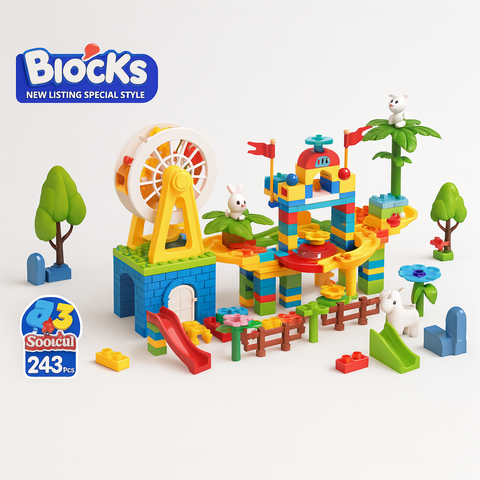 Creative Building Blocks Fun & Educational Construction Toy 243 Pieces