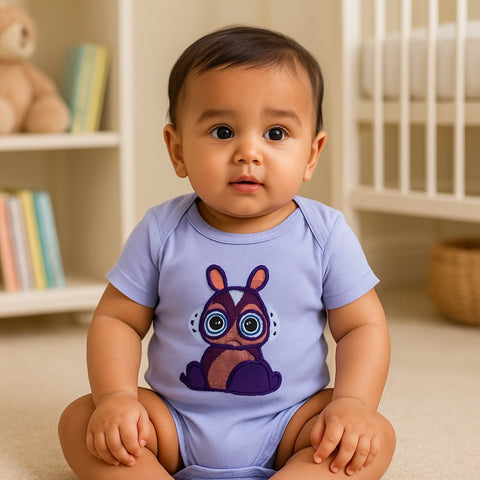 Rabbit Blue Romper