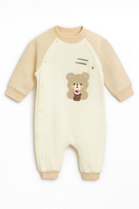 Bear Print Baby Romper