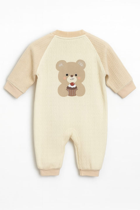 Bear Print Baby Romper