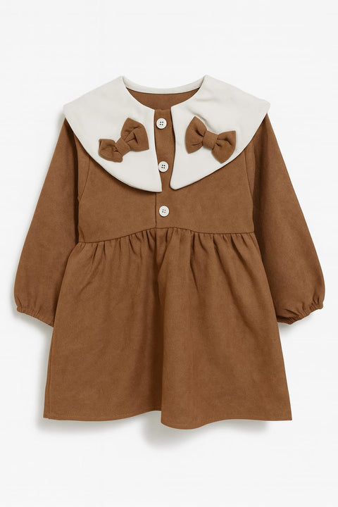 Winter Bloom Wool Frock – Girls Collection