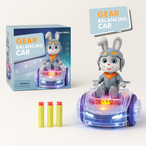 Gear Balancing Rabbit Toy Car