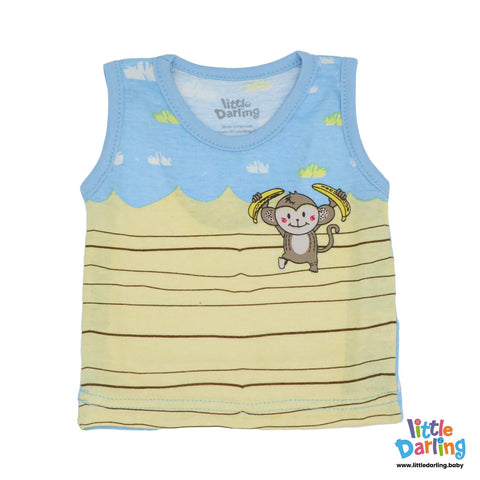 Little Darling Monkey Sando Suit