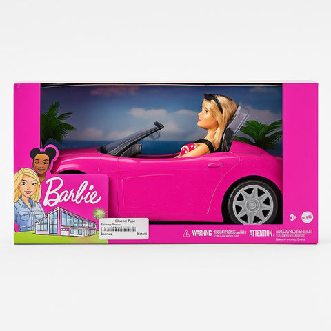 Barbie With Car Doll