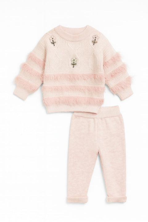 Floral Frill Wool Baby Suit – Flayper Trouser Design