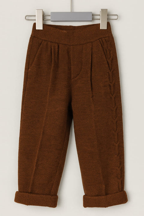 Floral Frill Wool Baby Suit – Flayper Trouser Design