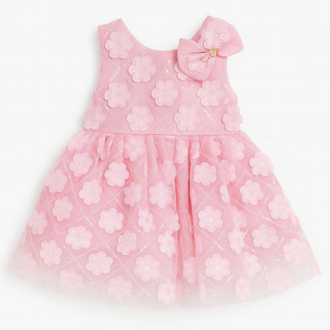 Pink Baby Girl'S Party Frock