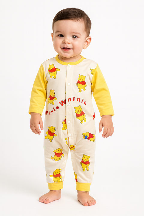 POOH PRINTED ROMPER