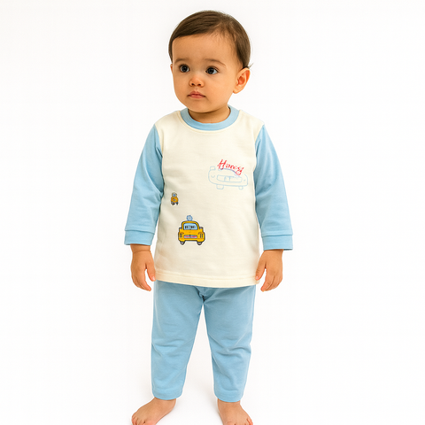 BABY CAR PRINT 2PCS SUIT