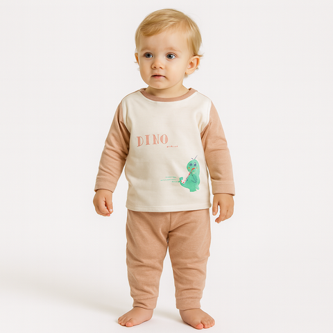 DINO PRINTED 2PCS SUIT