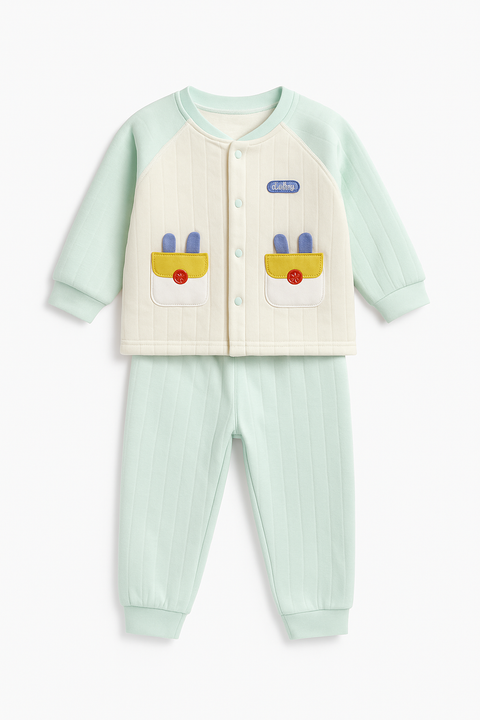 PAJAMA SUIT VELVET MIX