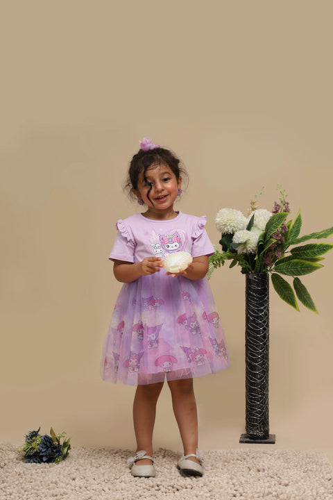 Melody Baby Girls Frock (Purple)
