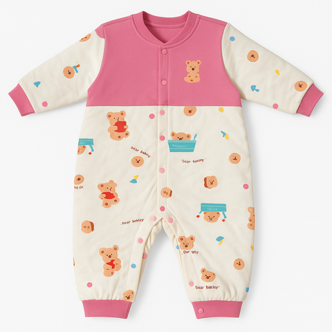Cartoon  Print Baby Romper – Soft Cotton