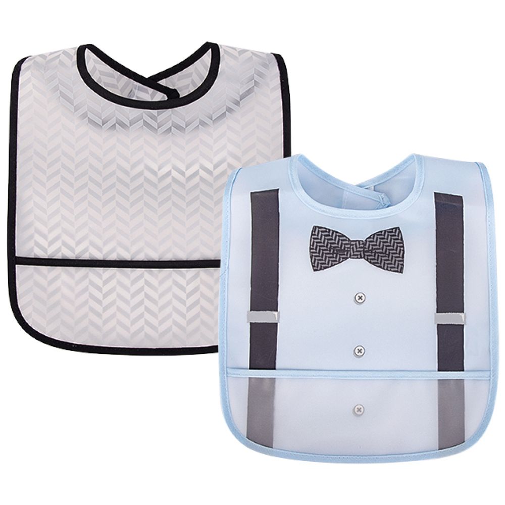 Aifeier Baby 2-Pcs Plastic Bib