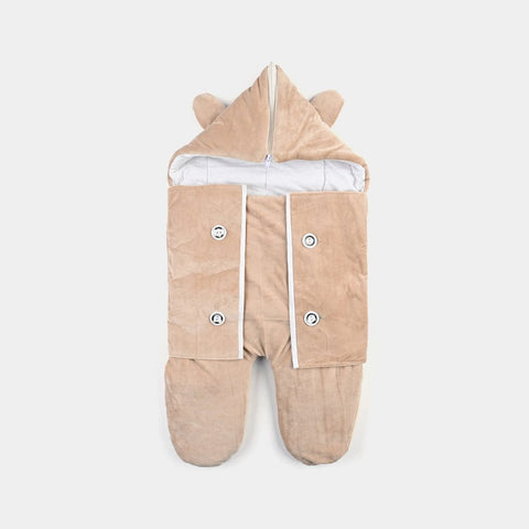 Kidzo Velvet Roumper Style Carry Nest Hooded