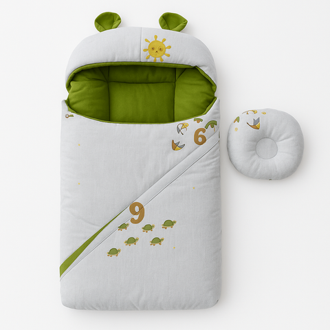 Kidzo Cotton Printed Carry Nest Cross Line