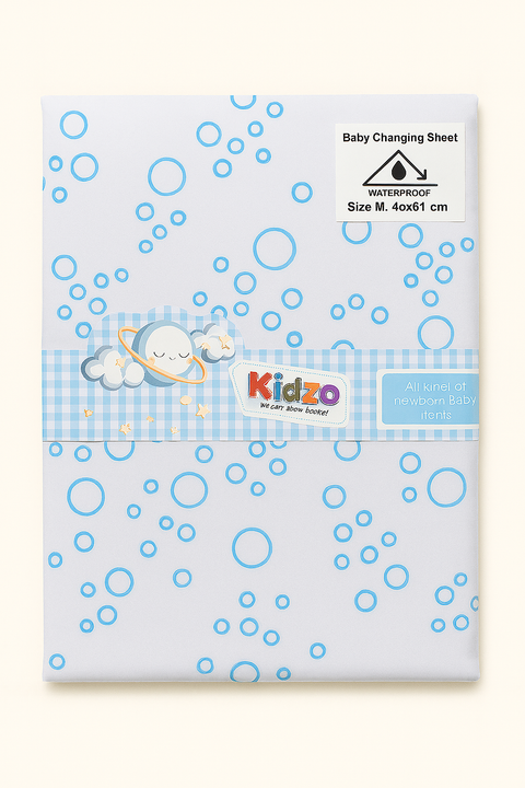 Kidzo Baby Changing Sheet-Larg