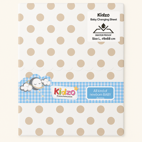 Kidzo Baby Changing Sheet Ball Large