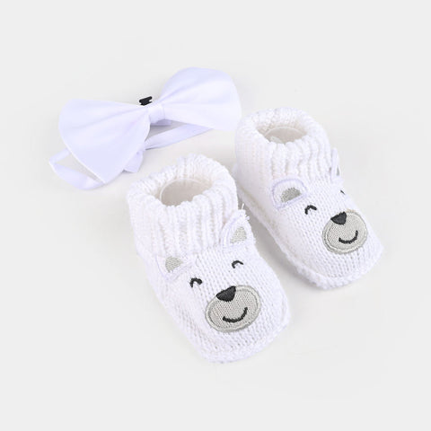 Baby 2-Pcs Set Woolen Botties