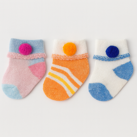 Cnw 3Pair Socks Mix