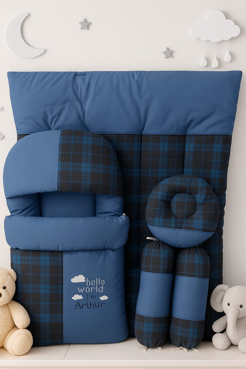 5-Pieces Check Print Bister