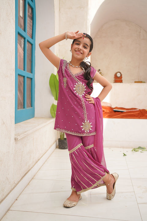 Garara Fancy 2 Piece Set - Chand Tara