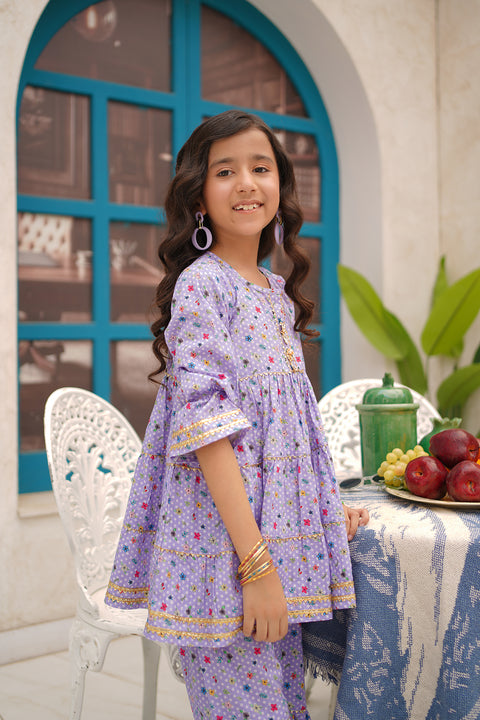 Flower 2 Piece Garara Suit