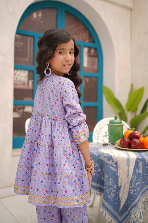 Flower 2 Piece Garara Suit