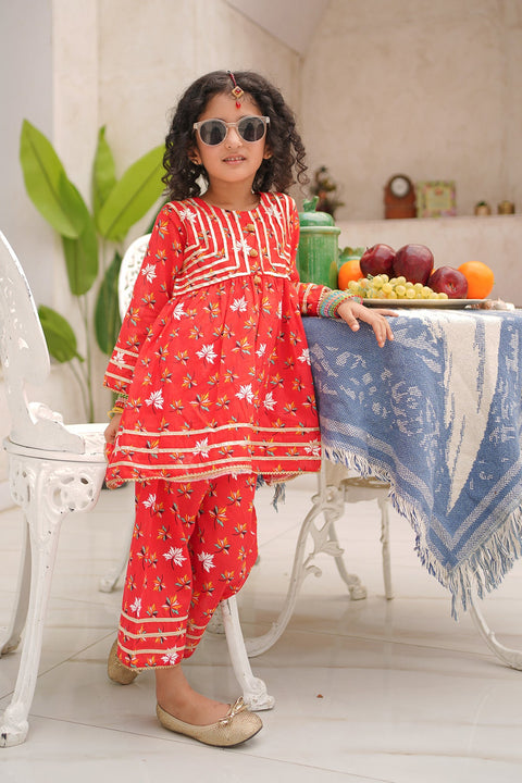 Printed Lawn Elegance Ensemble 2 Piece - Chand Tara