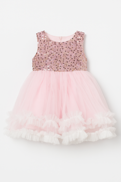 Net Sequence Frock