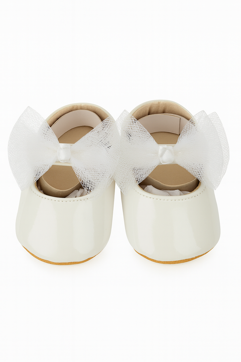 White Booties For Baby