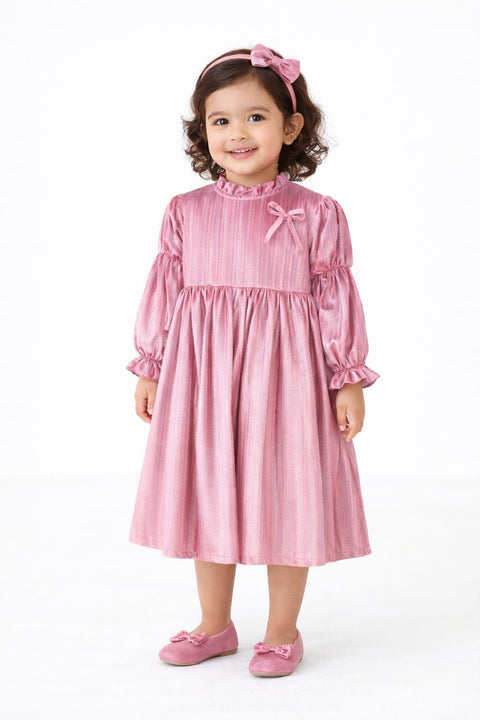 Velvet Baby Girl Frock