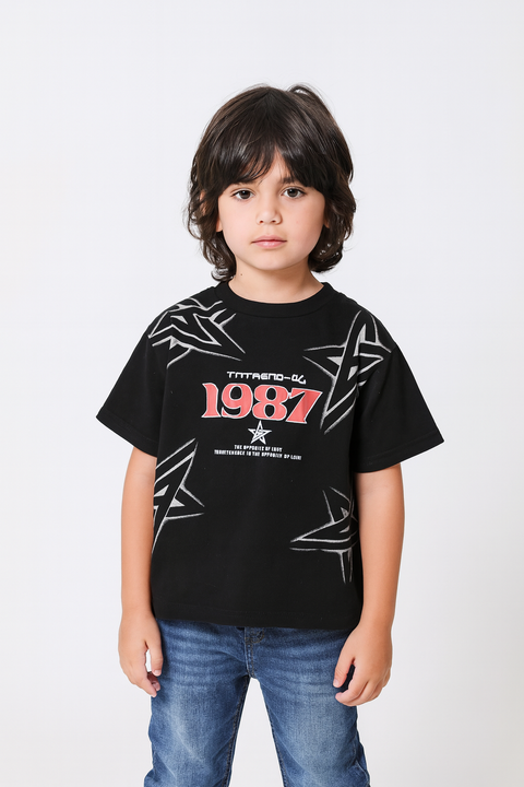 Black 1987 Style Shirt