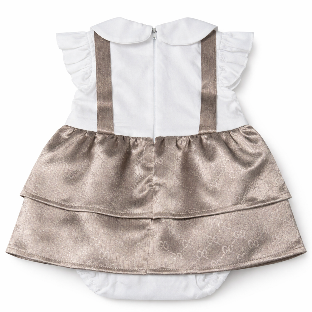 Princess Pearl Button Party Dress