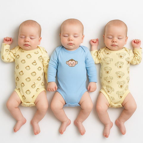 Pack Of Three Full Sleeve Suits (LIttle Darling)