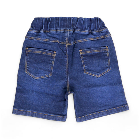 Dark Blue Denim Shorts