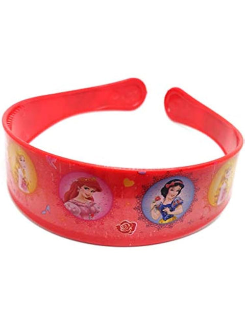 Princess Character Red Plastic Headband For Girls