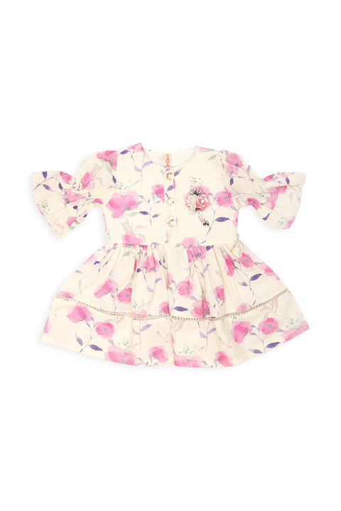 Baby Fanct Frock  2 Pcs Set